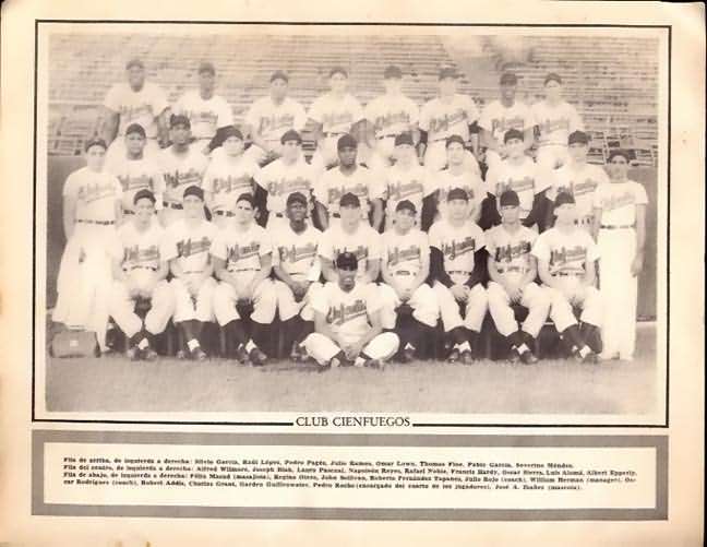 1950 Cienfuegos Team Photo